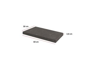4262354970378 - Küchen Arbeitsplatte Metallic Brown 30 cm 28 mm Bianca Grey Rose Küchenzeile