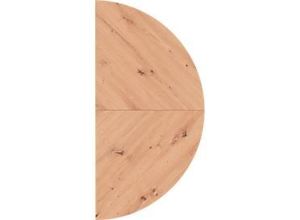 4032062193501 - Ansatztisch Breno für Schreibtische Breno ⌀ 1600 mm Asteiche Silber