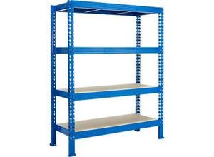 4260348655843 - Grundfeld Weitspann-Steckregal 4 Böden H 2000 x B 1600 x T 600 mm 4260348655843 - Grundfeld Weitspann-Steckregal 4 Böden H 2000 x B 1600 x T 600 mm