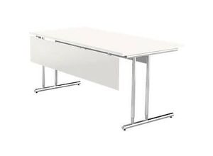 4044917426832 - Knieraumblende Toledo für Schreibtische ab Breite 1600 mm B 1450 x H 300 mm weiß 4044917426832 - Knieraumblende Toledo für Schreibtische ab Breite 1600 mm B 1450 x H 300 mm weiß