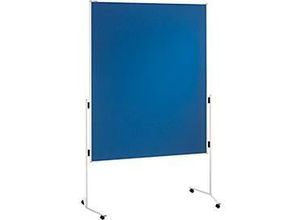 4016946186674 - Moderationstafel Eco ECO-UMTF 03 120x150cm Filz + Filz (beidseitig) pinnbar mit Rollen blau + blau 4016946186674 Franken
