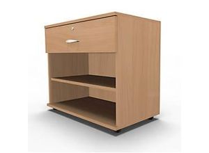 4251898809954 - Select Sideboard mit Schublade abschließbar Spanplatte B 800 x T 420 x H 663 mm Buche 4251898809954 - Select Sideboard mit Schublade abschließbar Spanplatte B 800 x T 420 x H 663 mm Buche
