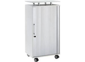 4251898812497 - Select Hochcontainer mit Rollen abschließbar B 600 x T 420 x H 1178 mm lichtgrau 4251898812497 - Select Hochcontainer mit Rollen abschließbar B 600 x T 420 x H 1178 mm lichtgrau