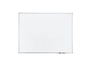 4016946719766 - Whiteboard X-tra! Line Wandmontage im Hoch- & Querformat weiß emailliert antimikrobiell Aluminiumrahmen magnethaftend Ablageschale B 1200 x H 900 mm SC3803