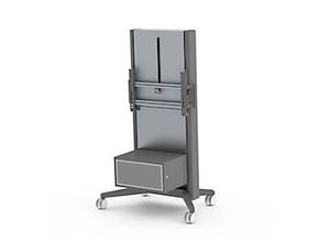7331394922498 - Media-Box für Monitorständer SMS Presence B 780 x T 350 x H 16 mm bis 12 kg anthrazitgrau 7331394922498 - Media-Box für Monitorständer SMS Presence B 780 x T 350 x H 16 mm bis 12 kg anthrazitgrau