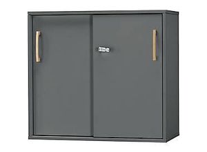 4251898812695 - Select Schiebetürenschrank Start Off Wood 2 OH abschließbar B 800 x T 420 x H 726 mm Holz graphit 4251898812695 - Select Schiebetürenschrank Start Off Wood 2 OH abschließbar B 800 x T 420 x H 726 mm Holz graphit