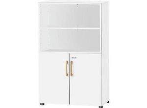 4251898812862 - Select Kombischrank Start Off Wood 4 OH abschließbar B 800 x T 420 x H 1470 mm Holz weiß 4251898812862 - Select Kombischrank Start Off Wood 4 OH abschließbar B 800 x T 420 x H 1470 mm Holz weiß