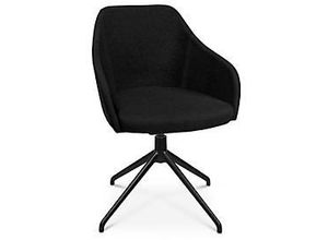 4014296020617 - Konferenzsessel Sitness Life 21 dreh- sitzhöhenverstellbar Armlehnen B 350-480 x T 460 x H 460-490 mm 4-Fußgestell Alu schwarz-matt & Stoff schwarz 4014296020617 - Konferenzsessel Sitness Life 21 dreh- sitzhöhenverstellbar Armlehnen B 350-480 x T 460 x H 460-490 mm 4-Fußgestell Alu schwarz-matt & Stoff schwarz