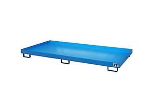 4052462030657 - eurokraft pro Regal-Bodenwanne 240 l Auffangvolumen LxBxH 2650 x 1300 x 210 mm ohne Gitterrost blau lackiert 4052462030657 - eurokraft pro Regal-Bodenwanne 240 l Auffangvolumen LxBxH 2650 x 1300 x 210 mm ohne Gitterrost blau lackiert