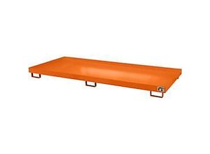 4052462051171 - eurokraft pro Regal-Bodenwanne 240 l Auffangvolumen LxBxH 3250 x 1300 x 195 mm ohne Gitterrost gelborange 4052462051171 - eurokraft pro Regal-Bodenwanne 240 l Auffangvolumen LxBxH 3250 x 1300 x 195 mm ohne Gitterrost gelborange