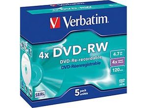 0023942432852 - DVD-Rohlinge 43285 DVD-RW wiederbeschreibbar 47 GB Jewel Case 0023942432852 5 Stück 0023942432852 - DVD-Rohlinge 43285 DVD-RW wiederbeschreibbar 47 GB Jewel Case 0023942432852 5 Stück