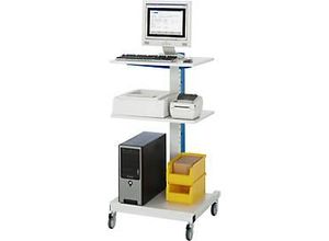 4040376878915 - Computer-Ständer Typ 6001 B 650 x T 650 x H 1150 mm mobil 4040376878915 - Computer-Ständer Typ 6001 B 650 x T 650 x H 1150 mm mobil