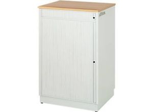 4040376051905 - Computer-Arbeitsplatz HxBxT 1100 x 720 x 660 mm lichtgrau   enzianblau RAU