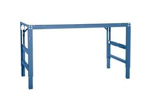 4045916462517 - Arbeitstisch Ergo Elektro-Hydraulik Platte PVC Dekor 2500 x 800 mm brillantblau 4045916462517 - Arbeitstisch Ergo Elektro-Hydraulik Platte PVC Dekor 2500 x 800 mm brillantblau