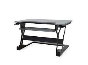 0698833043976 - WorkFit-T Steh-Sitz Arbeitsplatz mit patentierter CF-Technologie für einen Bildschirm bis 762 cm (30)