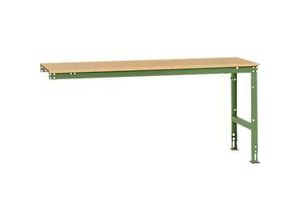 4045916105476 - AU61156011 Arbeits-Anbautisch UNIVERSAL Standard mit Multiplexplatte BxTxH = 2000 x 800 x 760-870 mm Resedagrün (RAL 6011) 4045916105476 - AU61156011 Arbeits-Anbautisch UNIVERSAL Standard mit Multiplexplatte BxTxH = 2000 x 800 x 760-870 mm Resedagrün (RAL 6011)