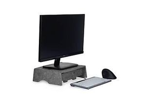 8719274674085 - BakkerElkhuizen Monitorständer Q-riser 90 Circular für 17-Zoll-Bildschirm Höhenverstellbar PET Filz Hellgrau 50 x 375 x 250 mm 8719274674085 - BakkerElkhuizen Monitorständer Q-riser 90 Circular für 17-Zoll-Bildschirm Höhenverstellbar PET Filz Hellgrau 50 x 375 x 250 mm