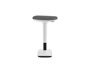 5901747582413 - Steh- Sitzhocker Timmi Polyurethanschaum-Polster Anti-Rutsch Höhenverstellung H 515-745 mm weiß anthrazit 5901747582413 - Steh- Sitzhocker Timmi Polyurethanschaum-Polster Anti-Rutsch Höhenverstellung H 515-745 mm weiß anthrazit