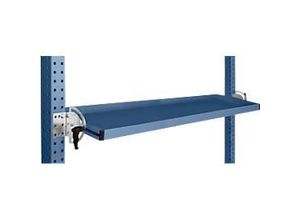 4045916127270 - Neigbare Ablagekonsole für Reihe Universal oder Profi Nutztiefe 195 mm für Tischbreite 1500 mm brillantblau