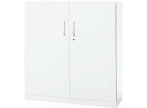 4051273786814 - Büroschrank 3OH abschließbar mit aufliegenden Türen B 1200 mm Verkehrsweiß 4051273786814 - Büroschrank 3OH abschließbar mit aufliegenden Türen B 1200 mm Verkehrsweiß