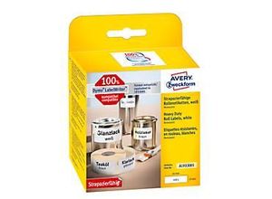 4004182617274 - Etiketten Rolle 19 x 64 mm Folie Weiß 450 St Permanent haftend A1933085 Universal-Etiketten