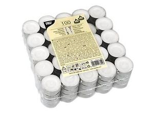 4002911133026 - Teelichter weiß Hochwertige Rechaudkerze aus besten Rohstoffen 1 Packung = 100 Stück