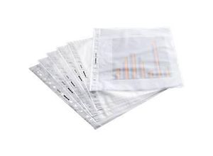 4250510869239 - Select Prospekthüllen DIN A4 oben offen 005 mm genarbt transparent 6 x 100 Stück