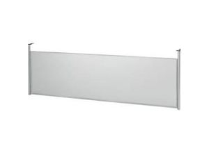 4051273737014 - Genius Rückseitenblende für Schreibtisch B 1800 mm H 466 mm weißaluminium