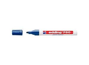 4004764425761 - EDDING Lackmarker 750 2-4 mm blau 10 Stück