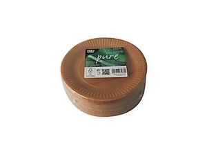 4002911979389 - Pappteller Pure Einweg rund Ø 190 mm lebensmittelecht FSC®-zertifiziert & kompostierbar braun 8 x 100 Stück 4002911979389 - Pappteller Pure Einweg rund Ø 190 mm lebensmittelecht FSC®-zertifiziert & kompostierbar braun 8 x 100 Stück