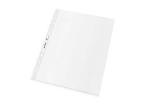 4002432128082 - Leitz® Prospekthüllen Recycle Format A4 maxi Universallochung dokumentenecht CO2-neutral 100 % recycelbar Recyclingfolie transparent 25 Stück