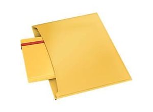 4002432125814 - Leitz® Dokumentenhülle Cosy Privacy blickdicht A4-Format für bis zu 50 Blatt mit 2 Taschen 3 Stück gelb