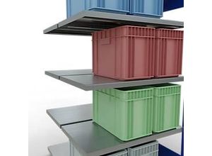 4004514296344 - SCHULTE Lagertechnik - StecksDoppelanbaur Typ 250 kg - 2000x1000x2x600 mm 10 Böden