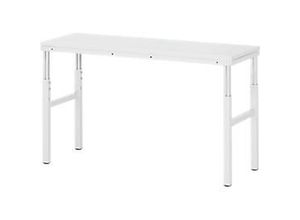 4040376889300 - Rau Basistisch Serie E manuell höhenverstellbar 22 mm Spanplatte mit Melaminbelag bis 450 kg B 1500 x T 700 x H 650-1000 mm lichtgrau 4040376889300 - Rau Basistisch Serie E manuell höhenverstellbar 22 mm Spanplatte mit Melaminbelag bis 450 kg B 1500 x T 700 x H 650-1000 mm lichtgrau