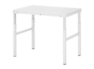 4040376889270 - Rau Basistisch Serie E manuell höhenverstellbar 22 mm Spanplatte mit Melaminbelag bis 450 kg B 1800 x T 500 x H 650-1000 mm lichtgrau 4040376889270 - Rau Basistisch Serie E manuell höhenverstellbar 22 mm Spanplatte mit Melaminbelag bis 450 kg B 1800 x T 500 x H 650-1000 mm lichtgrau