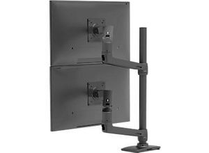 0698833075700 - LX Dual Arm Stacking Tall Desk Mount 2fach Monitor-Tischhalterung 381 cm (15) - 1016 cm (40) Schwarz Höhenverstellbar Drehbar Neigbar Schwenkbar