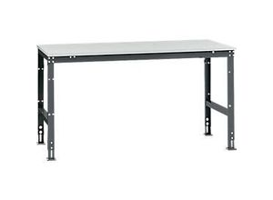 4045916078862 - AU40977016 Arbeits-Grundtisch UNIVERSAL Standard mit Kunststoffplatte BxTxH = 1750x1000x760-870 mm Anthrazit 4045916078862 - AU40977016 Arbeits-Grundtisch UNIVERSAL Standard mit Kunststoffplatte BxTxH = 1750x1000x760-870 mm Anthrazit