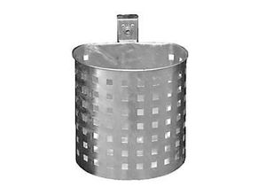 4040136757207 - RENNER Abfallbehälter 20 l gelocht Ø 330 230 mm Höhe 340 mm feuerverzinkt nicht pulverbeschichtet 4040136757207 - RENNER Abfallbehälter 20 l gelocht Ø 330 230 mm Höhe 340 mm feuerverzinkt nicht pulverbeschichtet