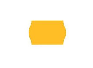 5027880316262 - Etiketten mit Wellenrand 26 x 16 mm 10 Rollen gelb (permanent)