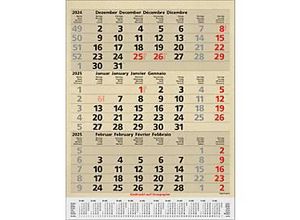 9783731880646 - 3-Monatsplaner Comfort Edition Natur Wandkalender 2025 D E F I aus Graspapier 300 x 390 mm 9783731880646 - 3-Monatsplaner Comfort Edition Natur Wandkalender 2025 D E F I aus Graspapier 300 x 390 mm
