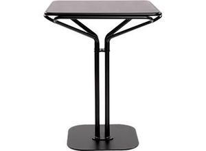 3660141959529 - Meet by Paperflow Bistrotisch Stahlgestell mit Metall-Platte mit Standfuß B 600 x T 600 x H 750 mm schwarz 3660141959529 - Meet by Paperflow Bistrotisch Stahlgestell mit Metall-Platte mit Standfuß B 600 x T 600 x H 750 mm schwarz