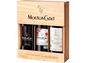 3262156114339 - Wein Geschenkset Mouton Cadet Panache - Baron Philippe de Rothschild - 3 fl 3262156114339 - Wein Geschenkset Mouton Cadet Panache - Baron Philippe de Rothschild - 3 fl
