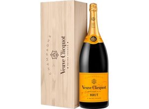 3049614061851 - CHAMPAGNE VEUVE CLICQUOT VEUVE CLICQUOT - BRUT CARTE JAUNE - CHAMPAGNER - SALMANAZAR - 9L IN HOLZKISTE 3049614061851 - CHAMPAGNE VEUVE CLICQUOT VEUVE CLICQUOT - BRUT CARTE JAUNE - CHAMPAGNER - SALMANAZAR - 9L IN HOLZKISTE