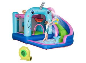 4251774950077 - Hüpfburg mit Wasserbecken Kletterwand und Rutsche bunt 330L x 280B x 200H cm aufblasbare hüpfburg wasserpark aufblasbare wasserspielcenter 4251774950077 - Hüpfburg mit Wasserbecken Kletterwand und Rutsche bunt 330L x 280B x 200H cm aufblasbare hüpfburg wasserpark aufblasbare wasserspielcenter