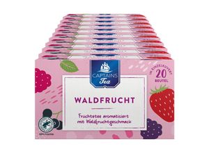4316268620611 - Captains Tea Früchtetee Waldfrucht 60 g 10er Pack 4316268620611 - Captains Tea Früchtetee Waldfrucht 60 g 10er Pack