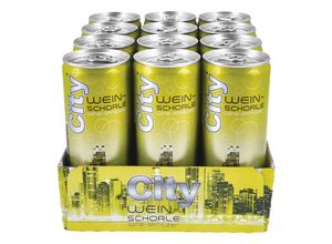 4062073999861 - City Weinschorle Weiß 65 % vol 025 Liter Dose 12er Pack 4062073999861 - City Weinschorle Weiß 65 % vol 025 Liter Dose 12er Pack