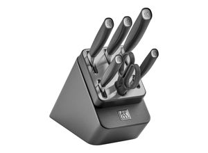 4009839672439 - ZWILLING All * Star 7-tlg Messerblockset Silber Anthrazit 4009839672439 - ZWILLING All * Star 7-tlg Messerblockset Silber Anthrazit
