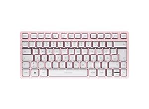 4025112108013 - CHERRY KW 7100 MINI BT Bluetooth® Tastatur Deutsch QWERTZ Windows® Rosa Geräuscharme Tasten Multipair-Funktion