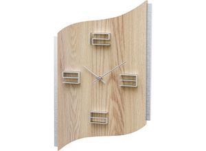 4037445157323 - Wanduhr AMS W9613 silber (sonomafarben silberfarben) Wanduhren B H L 27cm x 4cm x 40cm QuarzuhrHolzWohnzimmerEsszimmerKücheArbeitszimmerBüroFlur 4037445157323 - Wanduhr AMS W9613 silber (sonomafarben silberfarben) Wanduhren B H L 27cm x 4cm x 40cm QuarzuhrHolzWohnzimmerEsszimmerKücheArbeitszimmerBüroFlur