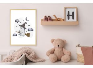 4067437120769 - Bild mit Rahmen QUEENCE Kleines Gespenst weiß (farbe rahmen natur braun beige farbe bild(er) weiß) B40cm H50cm T15cm Plexiglas Holz Bilder HD Premium Posterdruck mit Echtholzrahmen 4067437120769 - Bild mit Rahmen QUEENCE Kleines Gespenst weiß (farbe rahmen natur braun beige farbe bild(er) weiß) B40cm H50cm T15cm Plexiglas Holz Bilder HD Premium Posterdruck mit Echtholzrahmen
